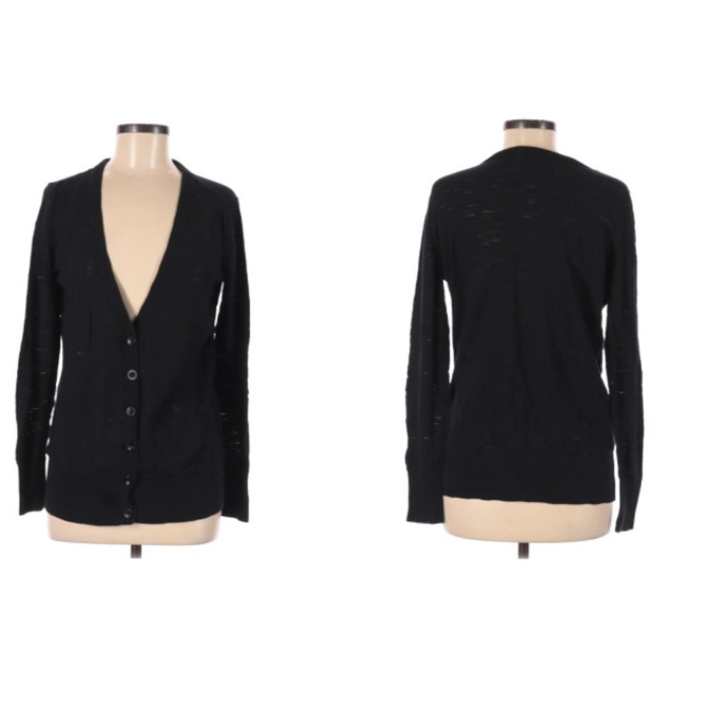 Mossimo Supply Co. Black Long Sleeve Cardigan